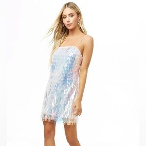 Iridescent Sequin Cami Dress